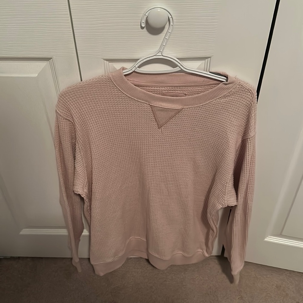 Aerie Waffle Crewneck XS
